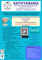 One week Short Term Training Program on Advancements in Additive Manufacturing 2024